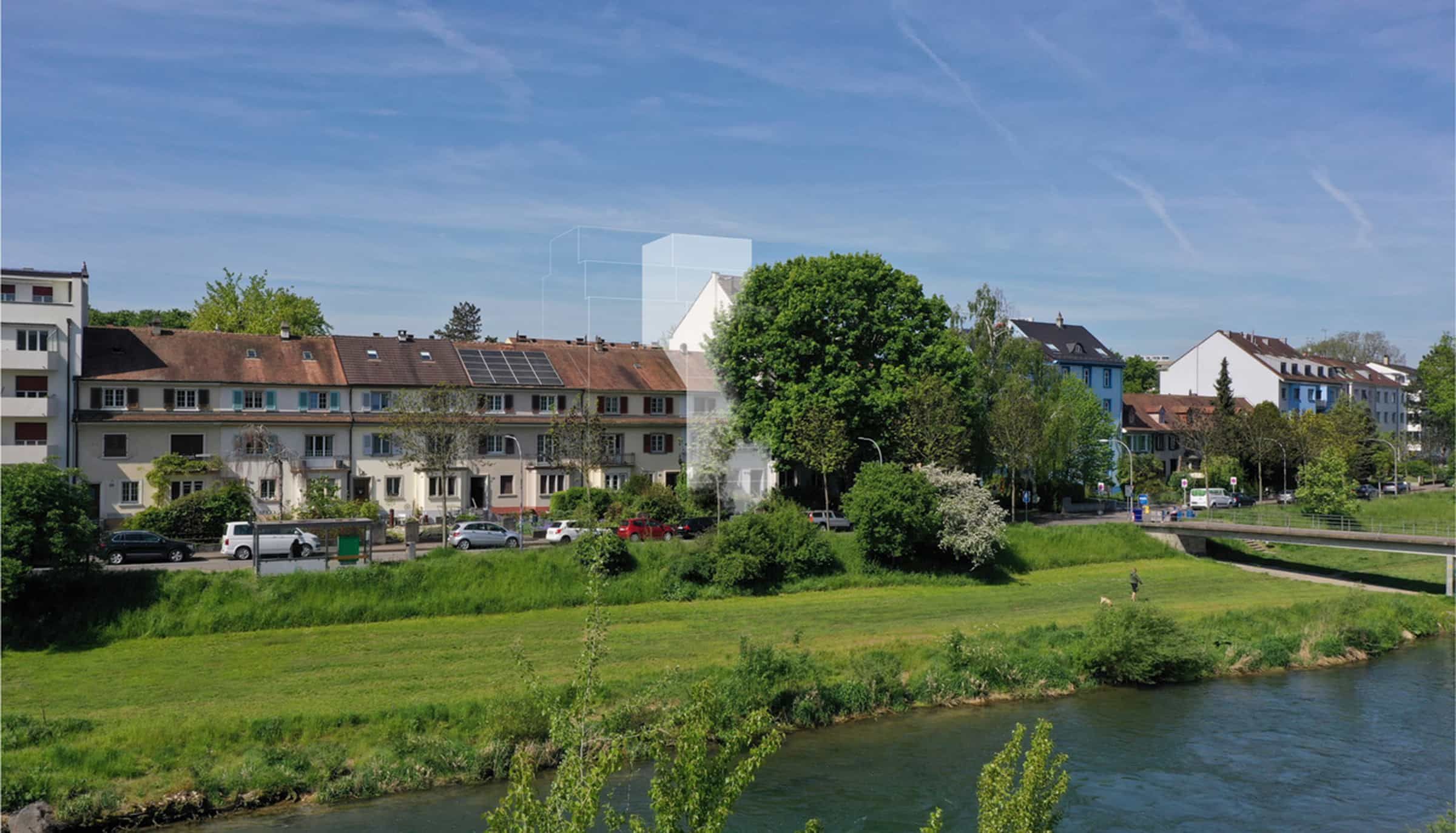 Aussenvisualisierung der Birsstrasse 96 in Basel