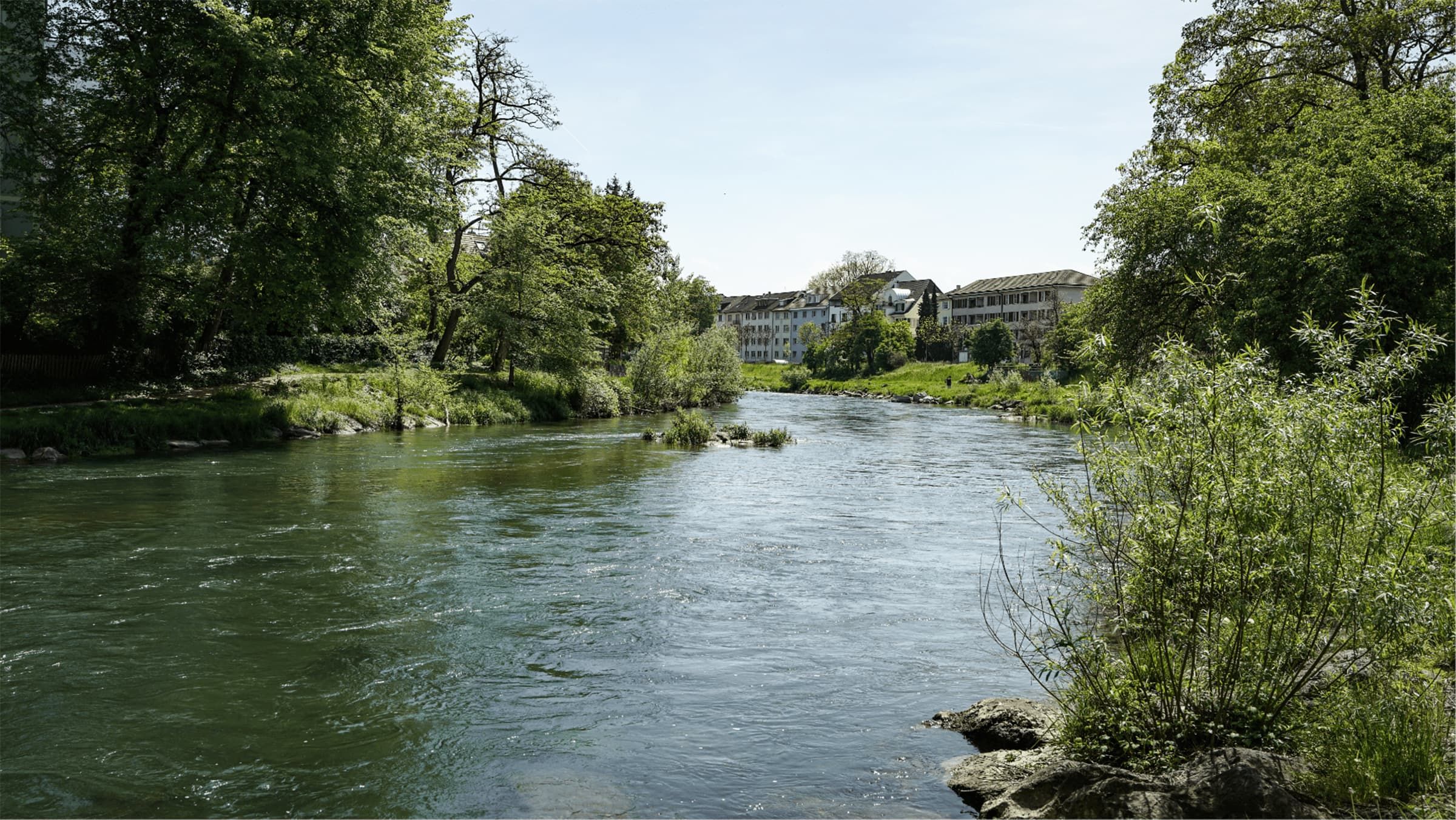 Foto Birs in der Nähe des Projektes Birsstrasse 96 in Basel